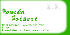 monika holpert business card